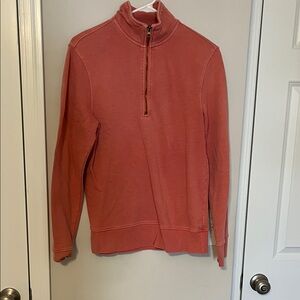 Merona Men's Zip-Up Sweater in Coral